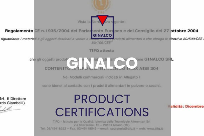 product certifications ibc storage containers