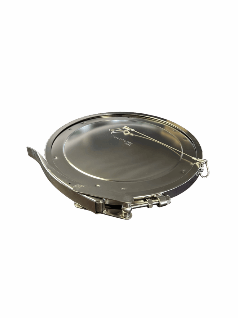coperchio a laccio DN400, inox