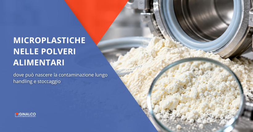 microplastiche nelle polveri alimentari