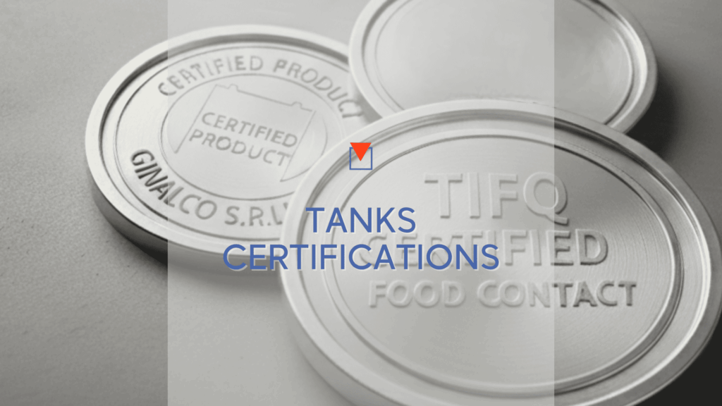 tanks certification